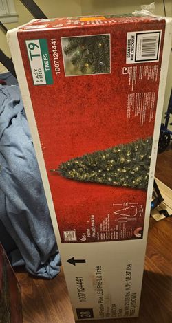 National Tree Company 6.5 ft. Downswept Douglas Pencil Slim Fir Artificial Christmas Tree