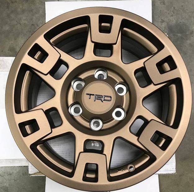 Genuine Toyota 17” TRD PRO Matte Bronze Wheels (4)- Brand NEW!!