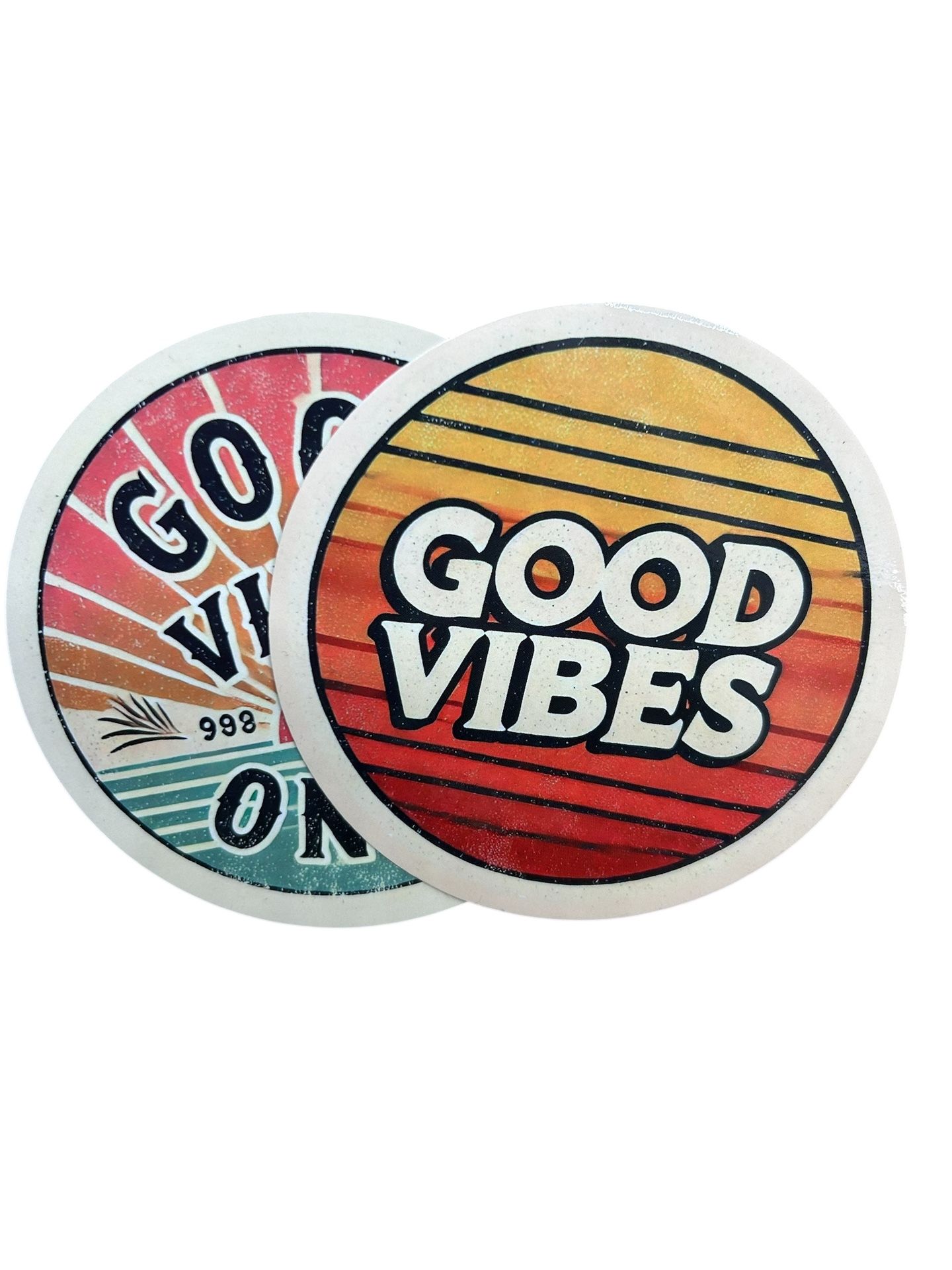 Good Vibe Retro Hippie Sticker Decal