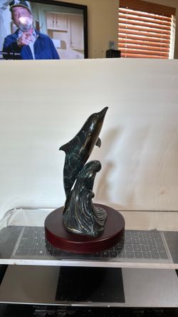 Dolphin sculpture