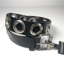 Express Belt Y2K Studded Eyelet Punk Rock Mens Womens