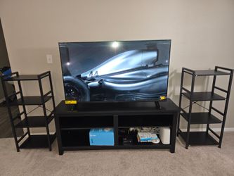 Black TV Stand for 55" in TV up to 65"in