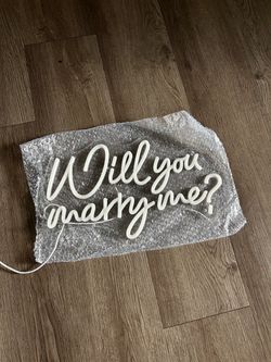 WILL YOU MARRY ME SIGN