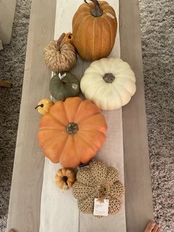 Pottery Barn Faux Pumpkins