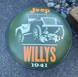 Vintage Jeep/Willys Bar Stool