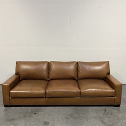Pottery Barn, Turner Square Arm Leather  Sofa