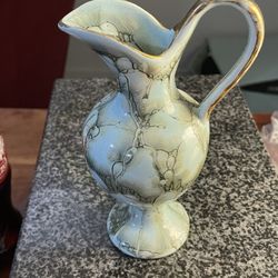vintage Dutch jumbo Gouda hand-painted pitcher,
