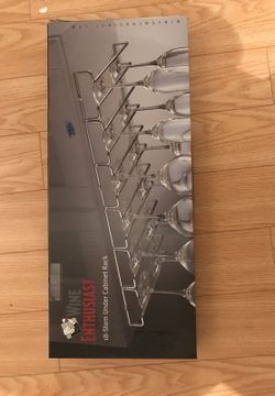 BRAND NEW WINE ENTHUSIAST UNDER CABINET RACK