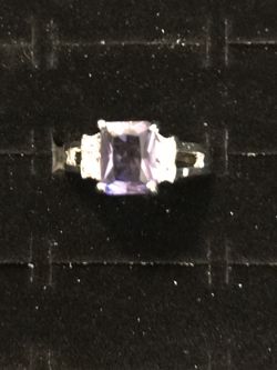 Size 9 silver ring
