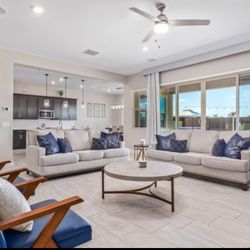 2 Piece Living Room Sofa Set