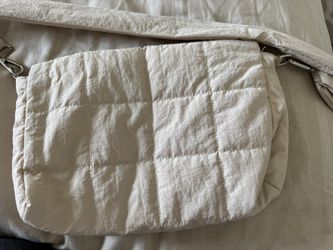 Light Beige Bag With Detachable Strap