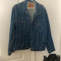 Vintage 80’s Levi Blue Denim Jacket