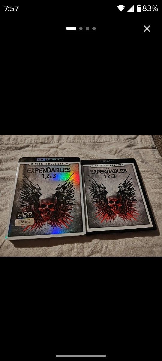 The Expendables 3-Film Collection 4k Ultra HD UHD Movies excellent condition low price