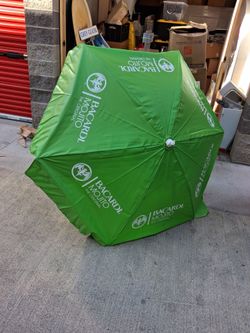 Bacardi beach umbrella