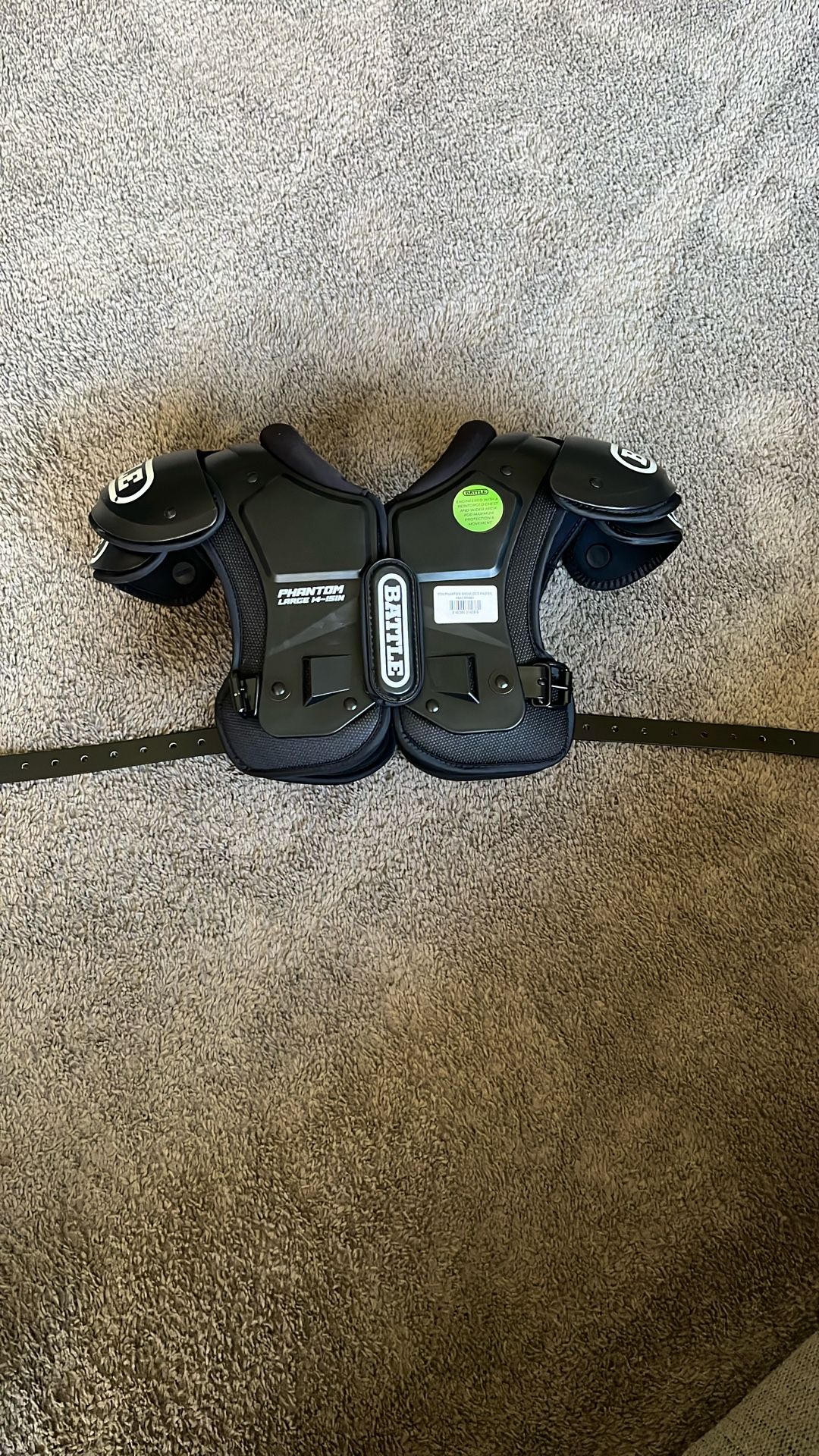 Youth battle shoulder pads