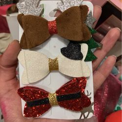 Girls Christmas Bows