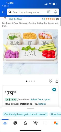 Rae Dunn Serving Set