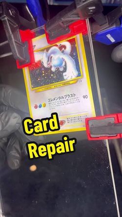 TCG CARD REPAIR AND CLEANING! 