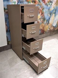 4-Drawer Metal Filing Cabinet