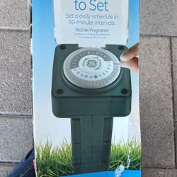 GE Outdoor Yard Stake Timer 