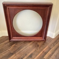 Wood Frame Glass Front 