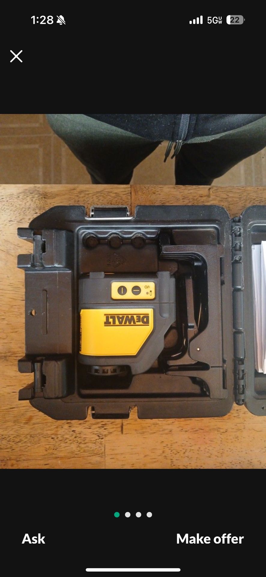 Dewalt cross line Laser