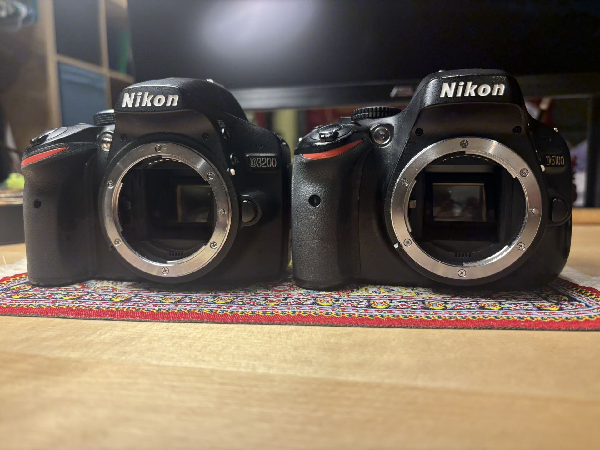 Dual Nikon DSLRs W/Lenses & Accessories