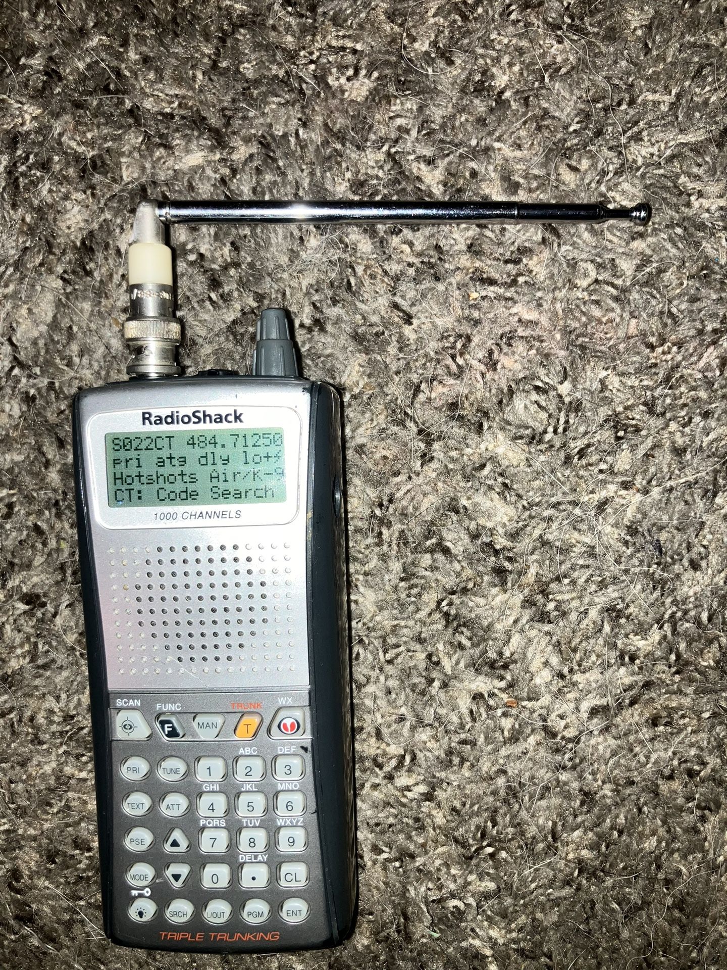 Radio Shack 1000 Channels Pro St Scanner/Receiver