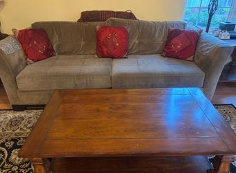 3 piece wooden table