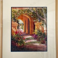 Betty Carr Watercolor Lithograph 