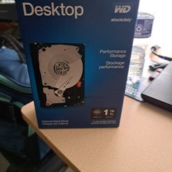 WD black 1TB internal HDD 3.5"