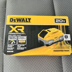 DeWalt XR 20v 8ah Battery 