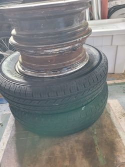 Vw Rims And Two Tires