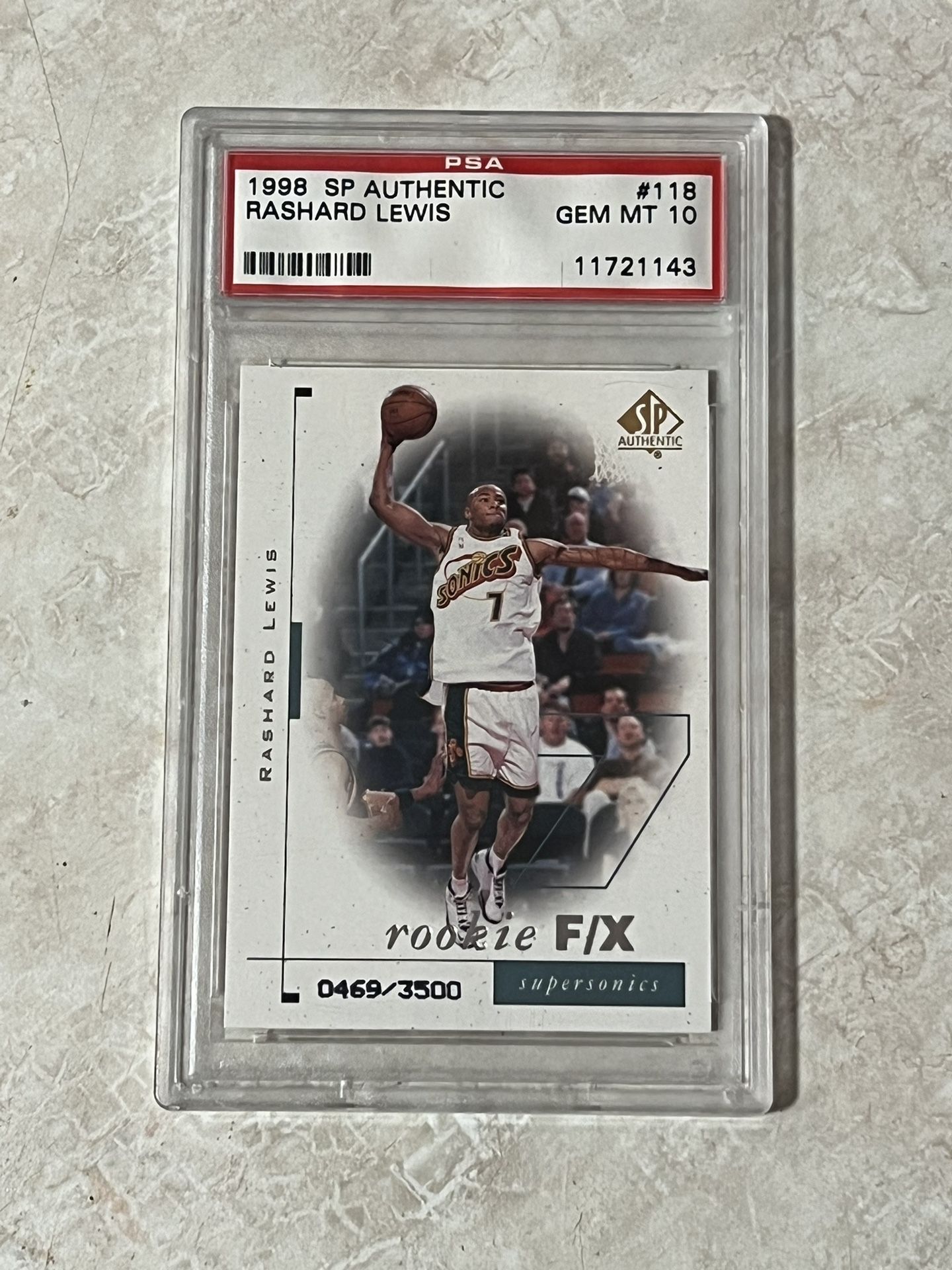 Rashard Lewis Rookie Sonics