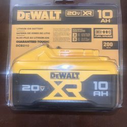 DeWALT 10 AH 20V XR Lithium Ion Battery-Model: DCB210