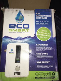 Electric tankless water heater eco 8