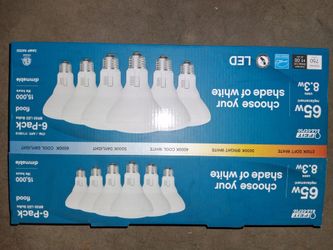 6 pack of 65 watt led dimmable