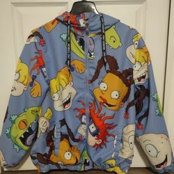 Members Only X Nickelodeon Rugrats Windbreaker Sz. Large