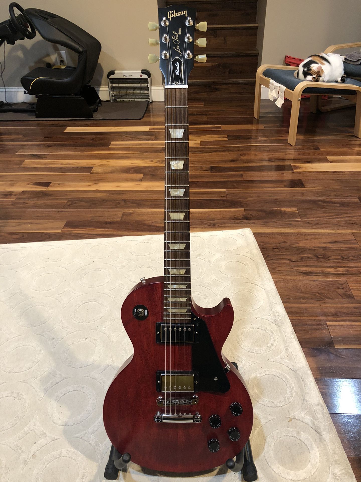 Gibson Les Paul Studio Electric Guitar Faded Cherry