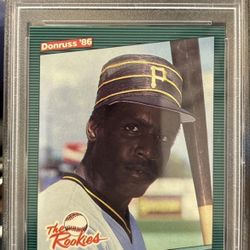 1986 Donruss Rookies #11 Barry Bonds RC PSA 9