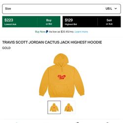Travis Scott Hoodie Yellow
