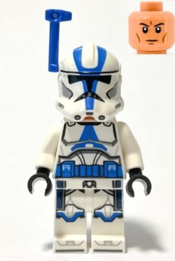 SW1246 Clone Trooper Officer, 501st Legion (Phase 2) - White Arms, Blue Rangefinder