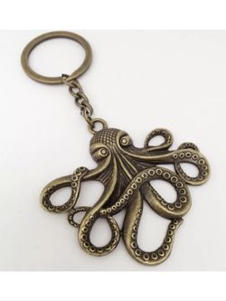 Octopus keychain