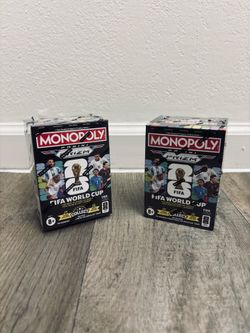 Brand New Sealed Monopoly Panini Prizm FIFA World Cup 2026 Trading Card Boxes (2 Boxes)