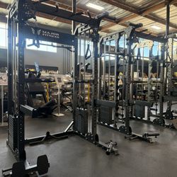 Major Fitness F22 PRO or B52 PRO Squat Rack Power Cage Functional Trainer with Smith Machine Option