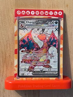 Pokemon Cards: Charizard EX PROMO W/ Case