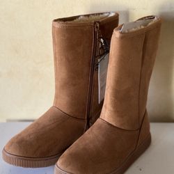 New Target Cat And Jack Girl Cognac Brown Boots