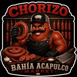 Chorizo – Bahía Acapulco Market 3” Waterproof Vinyl Sticker