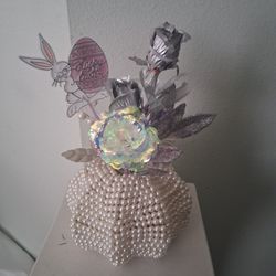 Beeded Candle Holder/greetings Option  Gr8 Gift 🎁