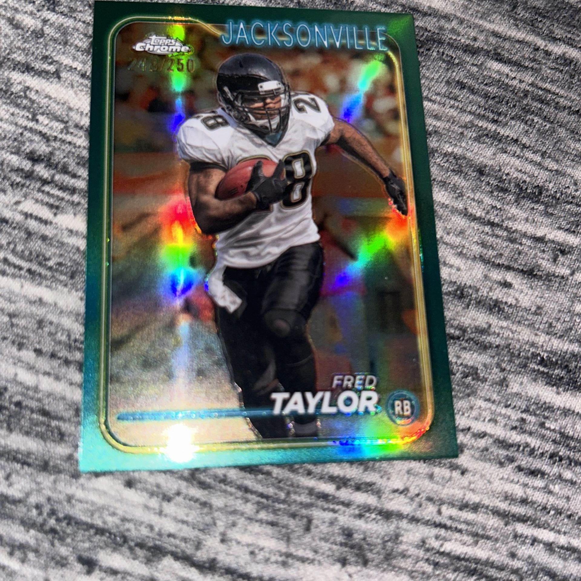 Fred Taylor Topps Signature 2024 Class